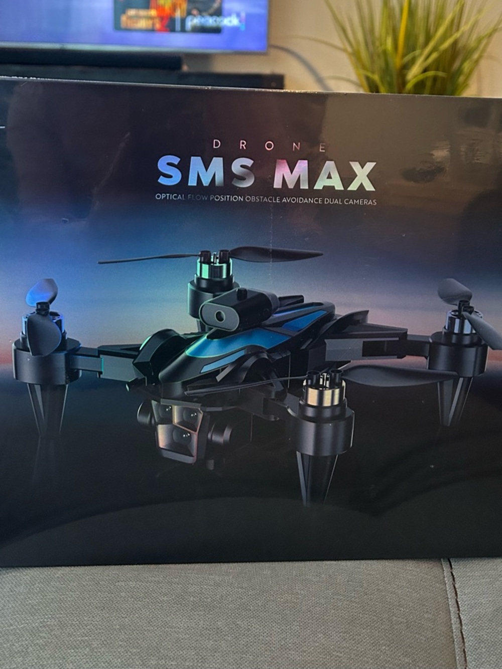 SMS MAX Drone - Black with Blue Accents